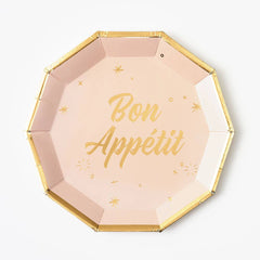 Bon Appetit Plate Large-10pk. JN23 S0031 - Pretty Day