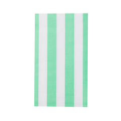 Bonjour Fête - FRESH MINT SIGNATURE CABANA STRIPE GUEST TOWELS