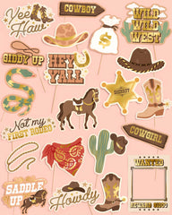 Western Rodeo Party Props 24 pc. - Pretty Day