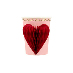 Honeycomb Heart Cups - Pretty Day