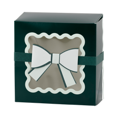 Green Bow Cookie Box -8 pk - Pretty Day