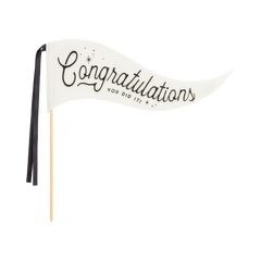 Congratulations Felt Pennant Banner