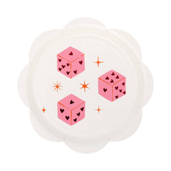 Dice Pattern Plate 8pk.