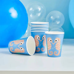 Seahorse Paper Cup 8pk. - Pretty Day
