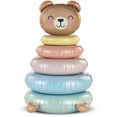 43 inch Bear Stacker Balloon - Pretty Day