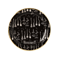 Hocus Pocus Broom Plates - 8pk - Pretty Day