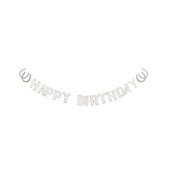 Happy Birthday Cowgirl Rodeo Banner - Pretty Day