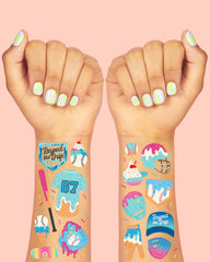 Baseball Team Drip Temporary Tattoos
