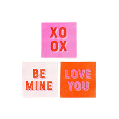 My Mind’s Eye - VAL1039 - Be Mine Cocktail Napkin Set - Pretty Day