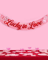 Lucky in Love Fringe Bachelorette Banner