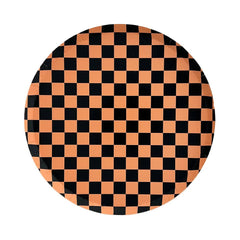 Halloween Checkered Plate Large 8pk. - Pretty Day