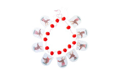 Reindeer Christmas Banner Set - Pretty Day