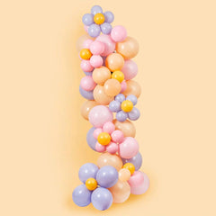 Hootyballoo by Club Green - Flower Power Balloon Arch 60 Pack - Pretty Day