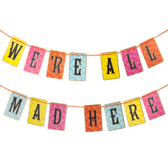 Alice in Wonderland Multi Colored Bunting - Pretty Day