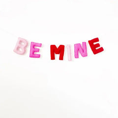 Valentine's Be Mine Felt Banner - Pretty Day