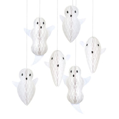 Hanging Ghost Decorations 6pk.