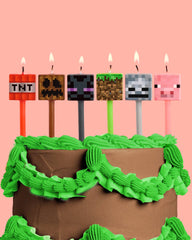 Petit Fetti - Pixel Mining Candles - set of 6 - Pretty Day