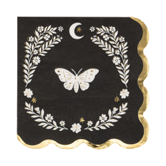 Moonlight Moth Cocktail Napkin 18pk.