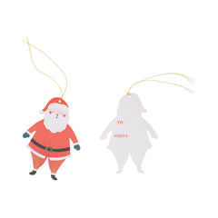 Santa Oversized Gift Tags 12pk. - Pretty Day
