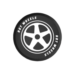 Hot Wheels™ Black Wheel Plate Small 8pk. - Pretty Day
