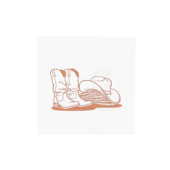 Party West - White Rodeo Essentials Cocktail Napkins (Set of 20) - Pretty Day