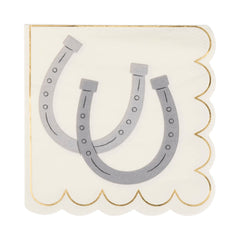 Howdy Horseshoe Cocktail Napkins 18pk. - Pretty Day