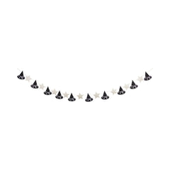 Puffy Felt Witch Hats Banner - Pretty Day
