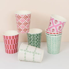 Meri Meri x Molly Mahon Holiday Paper Cups 8pk.