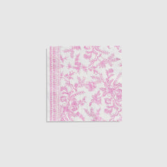 Pink Toile Floral Large Napkins 25pk. - Pretty Day