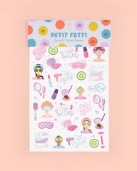 Spa Day Temporary Tattoos - Pretty Day