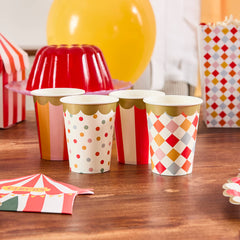 Circus Paper Cups 8pk. - Pretty Day