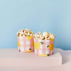 Lemon & Gingham Food Cups 12pk. - Pretty Day