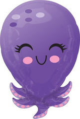 Purple Octopus Foil Balloon 18" - Pretty Day