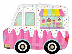 Ice Cream Truck Foil Balloon - Pretty Day