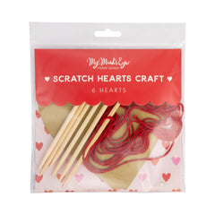 Valentine's Scratch Hearts Craft