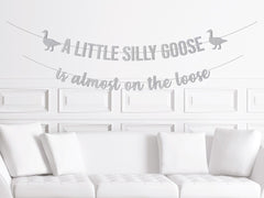Goose Baby Shower Banner