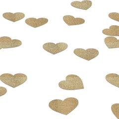 Glitter Paper Heart Confetti, Wedding, Bachelorette Bridal Shower Decorations Decor, Gold, Rose Gold, Table Decor, Party Supplies - Pretty Day