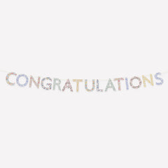 Meri Meri x Liberty Congratulations Garland