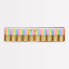 Pastel Mini Candles 50pk.