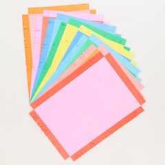 Bright Fringed Paper Placemats