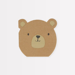 Woodland Bear Napkins 16pk. - Pretty Day