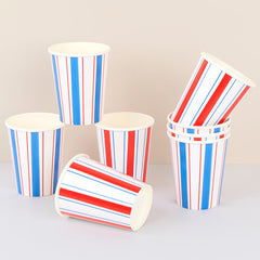 Nautical Striped Cups 8pk.