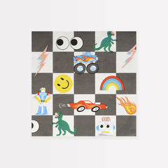 Toybox Icon Napkins Large 16pk. - Pretty Day