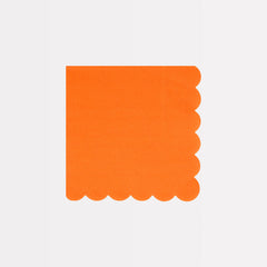 Pumpkin Orange Napkins Small 16pk. - Pretty Day