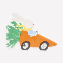 Easter Racing Car Bunny Napkins 16pk.