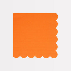 Pumpkin Orange Napkins Large 16pk. - Pretty Day