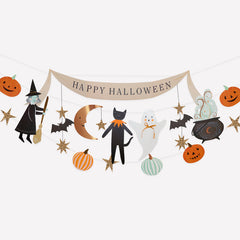 Meri Meri Halloween Characters Garland Set