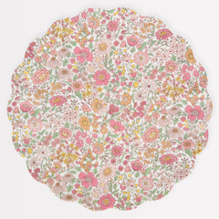 Meri Meri x Liberty Wharfedale Melamine Large Plate - Pretty Day