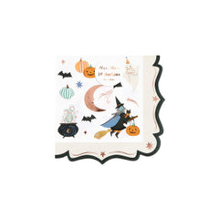 Ornate Edge Halloween Icon Napkins Small 16pk.