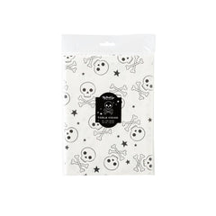 PREORDER SHIPPING 8/1-8/8 - PLCV103 - Black Cross Bones Paper Table Cover - Pretty Day